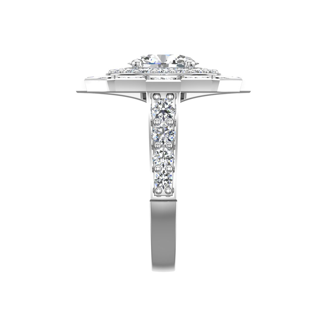 Korman Signature 'Everlee' Halo Engagement Ring